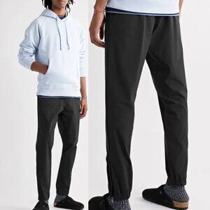 Onia 360 Tech Tapered Stretch-Nylon Trousers Black Track Pants